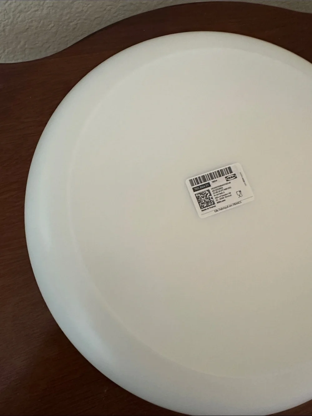 IKEA White Ceramic Serving Bowl